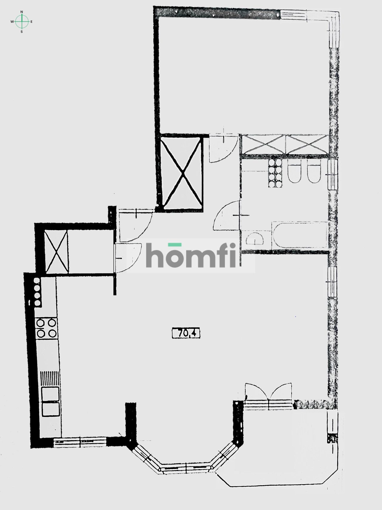 Przestronne mieszkanie niedaleko metra Natolin - Mieszkanie - Wynajem - Warszawa, Ursynów