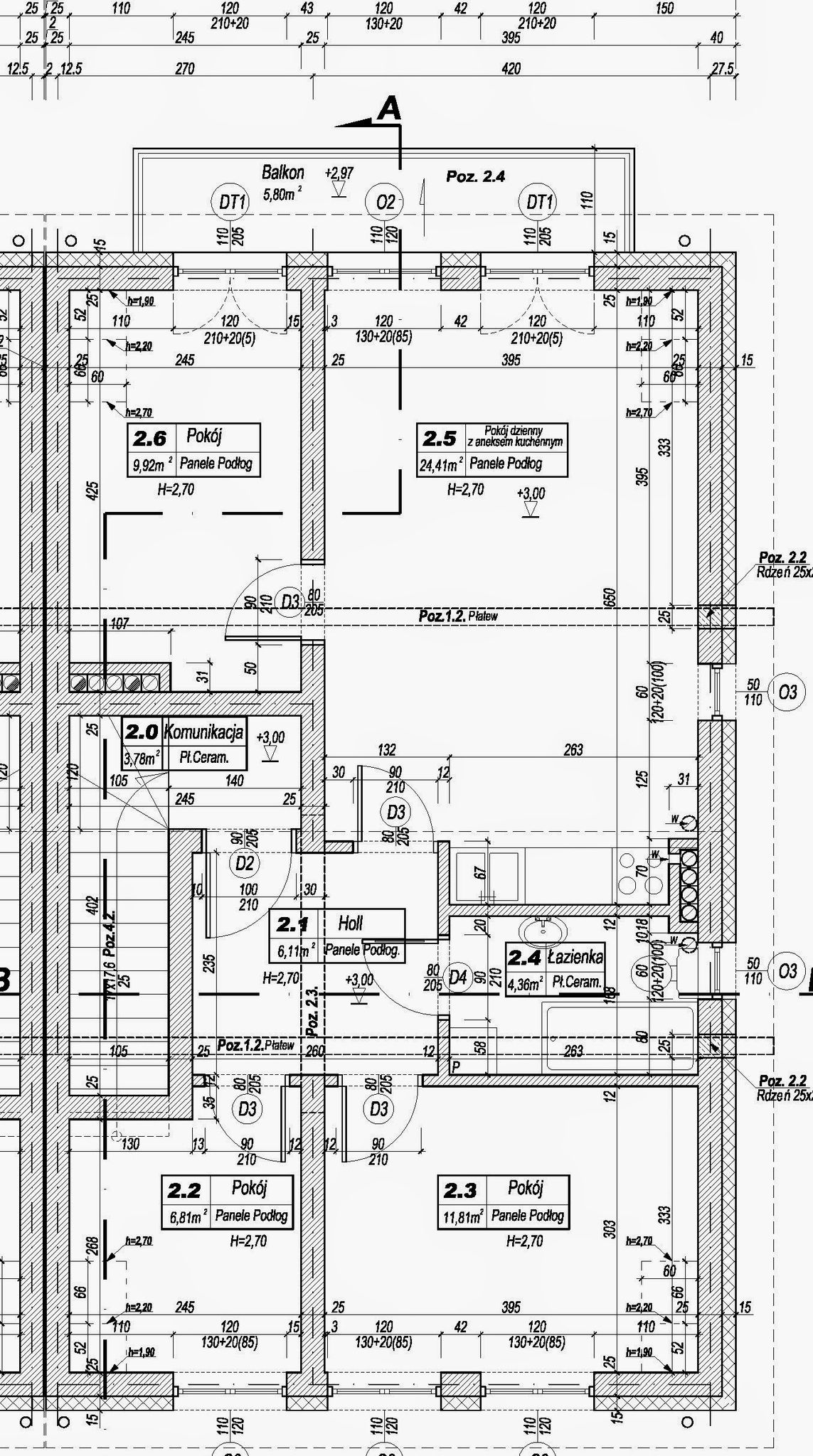 A spacious 4-room apartment with a balcony, a garage and a garden by the lake! - Apartment - Sale - Poznański, Mosina / Czapury
