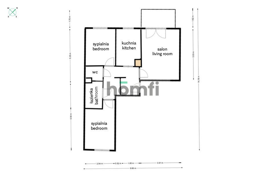 New cozy 3 rooms for rent - Apartment - Rent - Warszawa, Ursus
