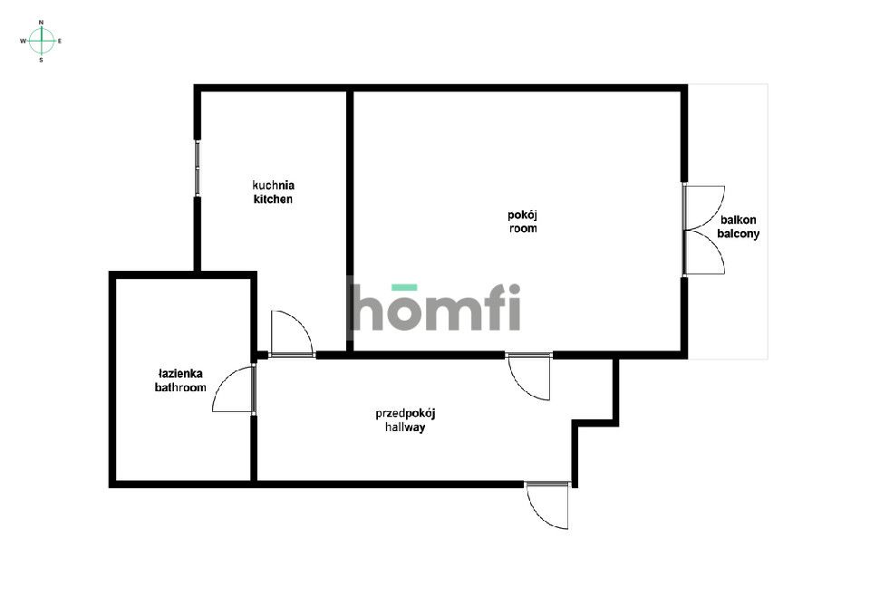 Kawalerka z balkonem i garażem - Opolska - Mieszkanie - Wynajem - Wrocław, Krzyki / Księże Małe