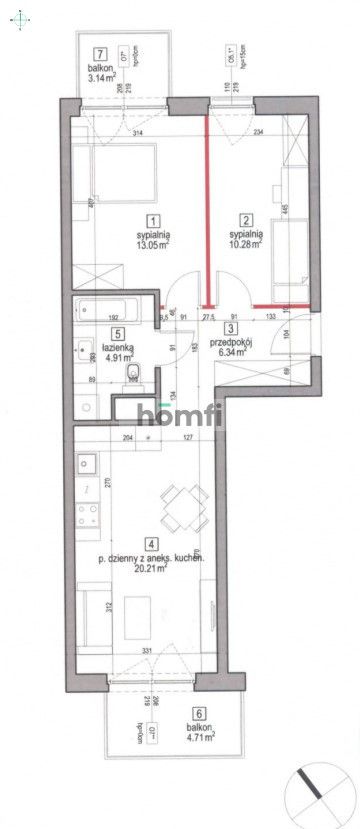 Nowe 3 pokojowe mieszkanie - pierwszy najem - centrum! - Mieszkanie - Wynajem - Wrocław, Krzyki / Przedmieście Oławskie