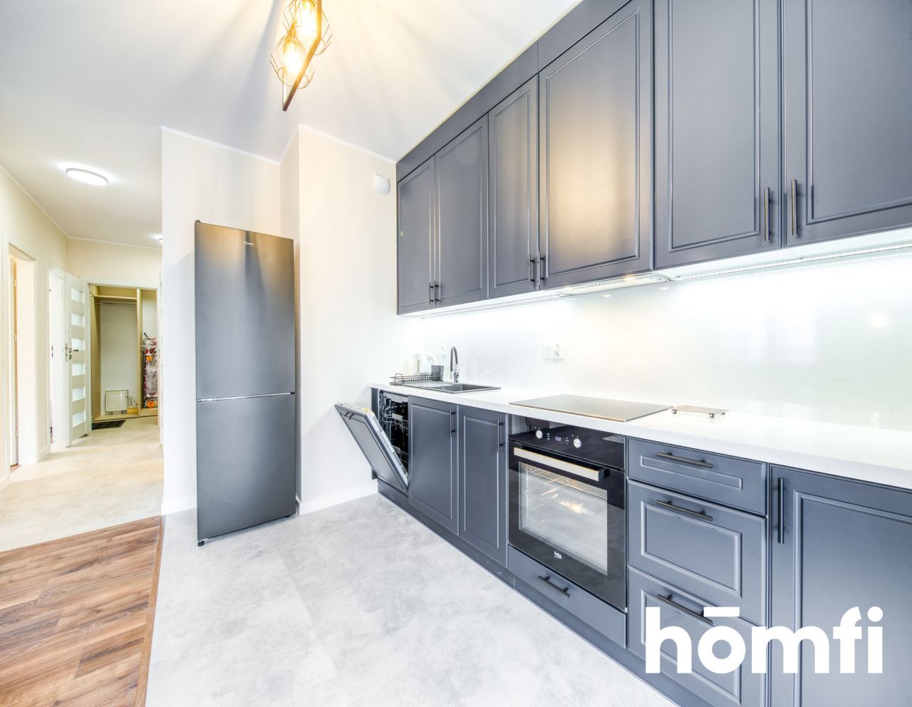 Słoneczny apartament z balkonem przy Manufakturze - Mieszkanie - Wynajem - Łódź, Bałuty