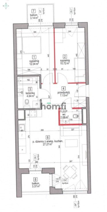 New 3-room apartment - first lease - city center! - Apartment - Rent - Wrocław, Krzyki / Przedmieście Oławskie