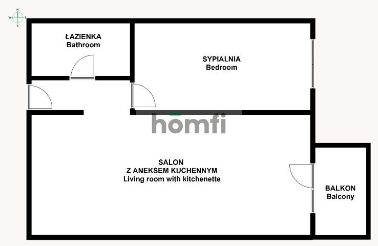 Cosy apartment with balcony and parking space - Apartment - Rent - Kraków, Krowodrza / Prądnik Biały