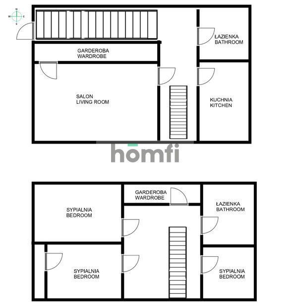 Dom szeregowy na wynajem w spokojnej okolicy - Dom - Wynajem - Kraków, Podgórze