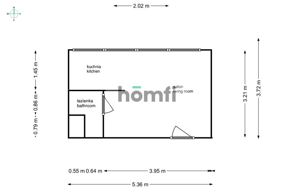 Urządzona kawalerka w centrum Olsztyna - Mieszkanie - Sprzedaż - Olsztyn, Kormoran