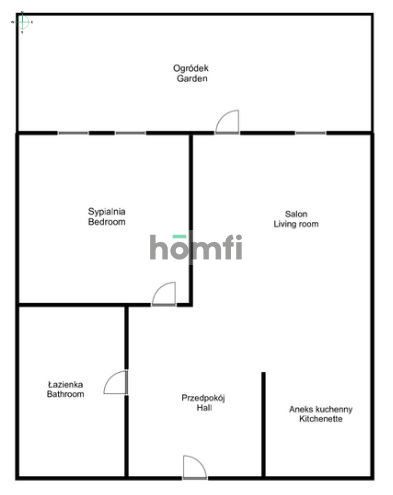 Dwupokojowe mieszkanie z ogródkiem/Maślice - Mieszkanie - Wynajem - Wrocław