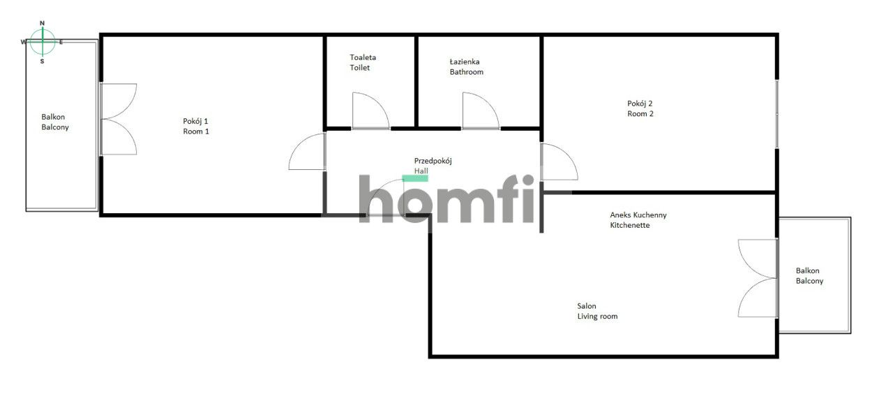 3 pokojowe mieszkanie - Lokum di Trevi - ul. Gazowa! - Mieszkanie - Wynajem - Wrocław, Krzyki / Tarnogaj