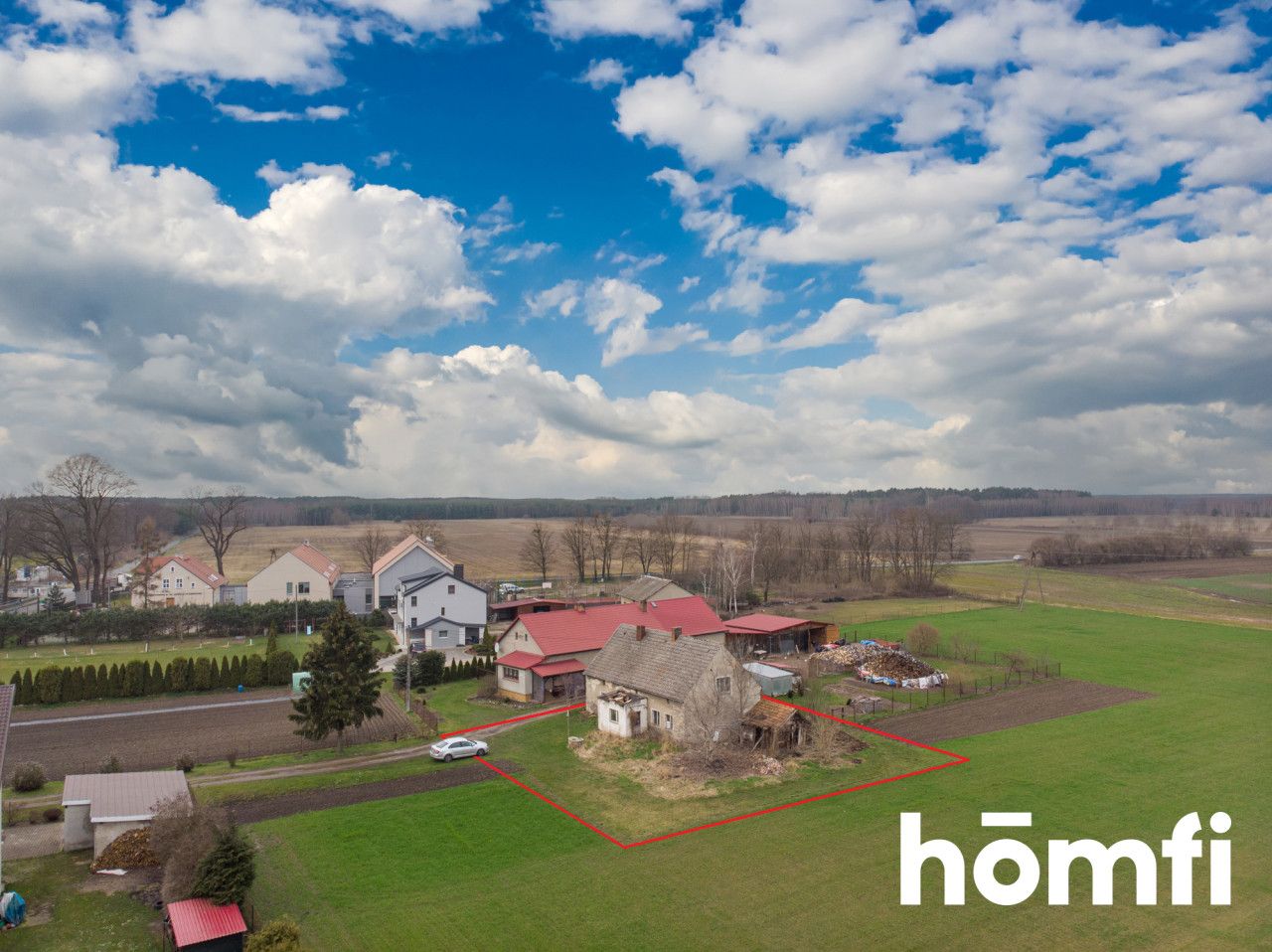 Plot and house with potential - House - Sale - Trzebnicki, Trzebnica / Kuźniczysko