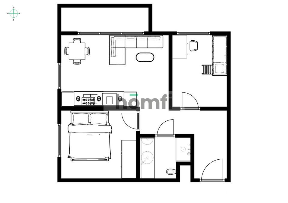 3 pokoje od zaraz, Lawendowe Wzgórze garaż - Mieszkanie - Wynajem - Gdańsk, Jasień
