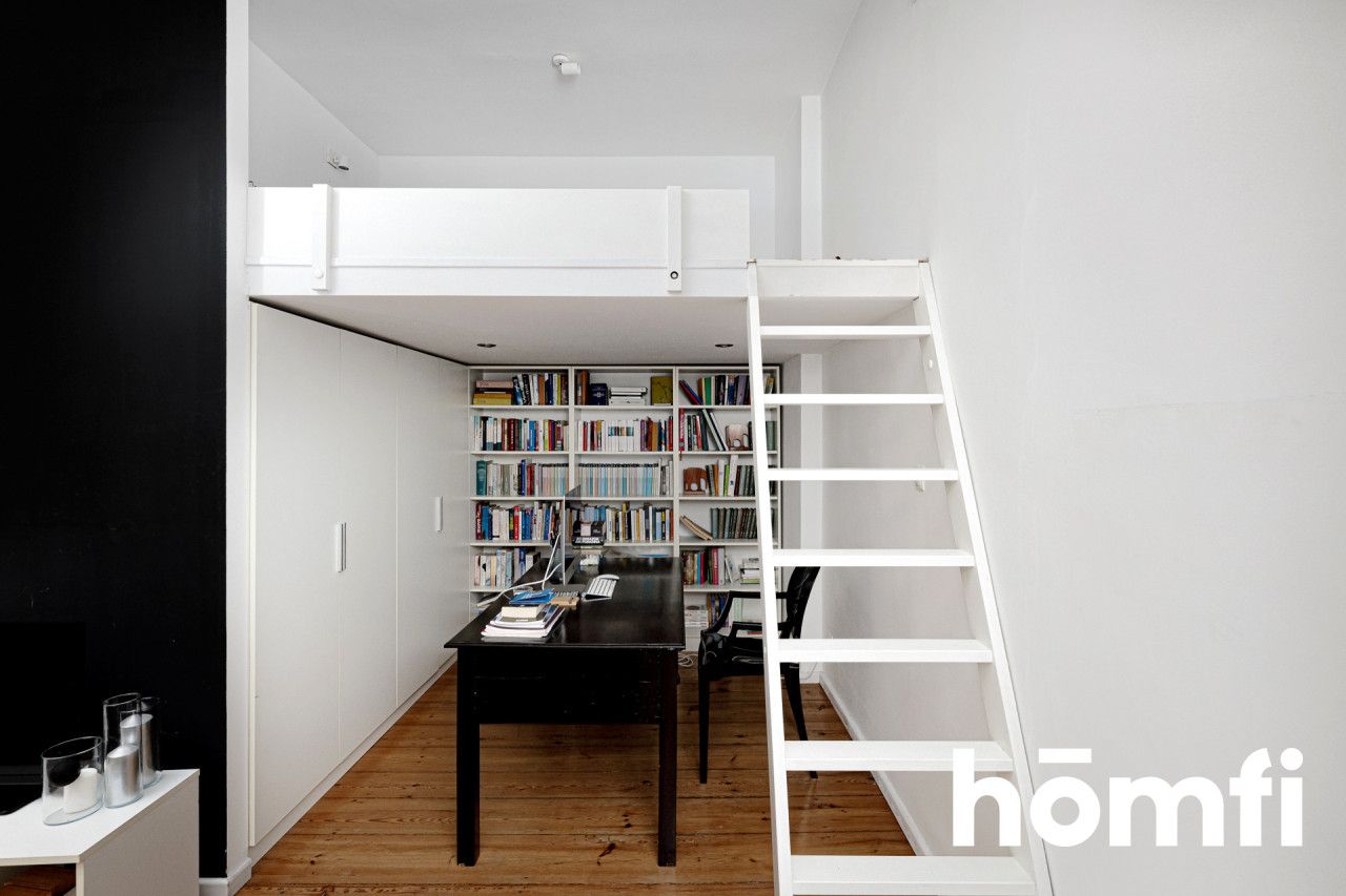 Atmospheric studio 43 m2 with a mezzanine/Św. Wincentego/Nad Odrze - Apartment - Sale - Wrocław, Śródmieście