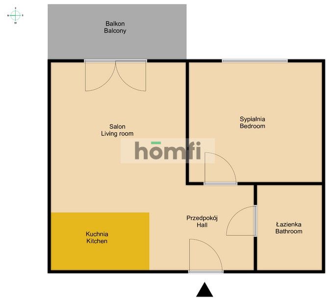 New apartment with 2 rooms with balcony and parking place in superb location of Radom - Apartment - Rent - Radom, Michałów