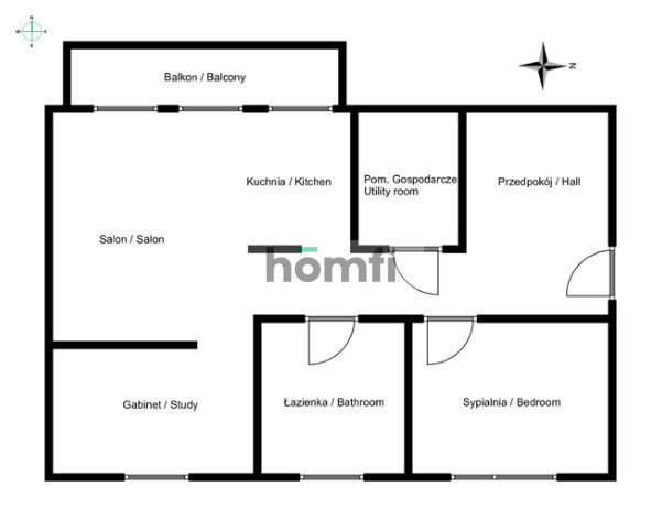Mieszkanie 62m2 | Forteczna | Węgrzce - Mieszkanie - Wynajem - Krakowski, Zielonki / Węgrzce