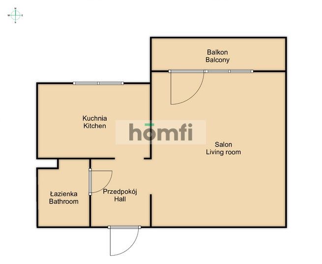 studio apartment for rent - Apartment - Rent - Radom, Zamłynie