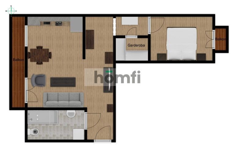 A spacious apartment for rent in Zabrze - Apartment - Rent - Zabrze, Centrum Południe