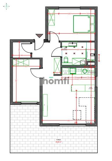 FOR RENT 3-ROOM APARTMENT WITH A LARGE TERRACE - Apartment - Rent - Rzeszów, Zalesie