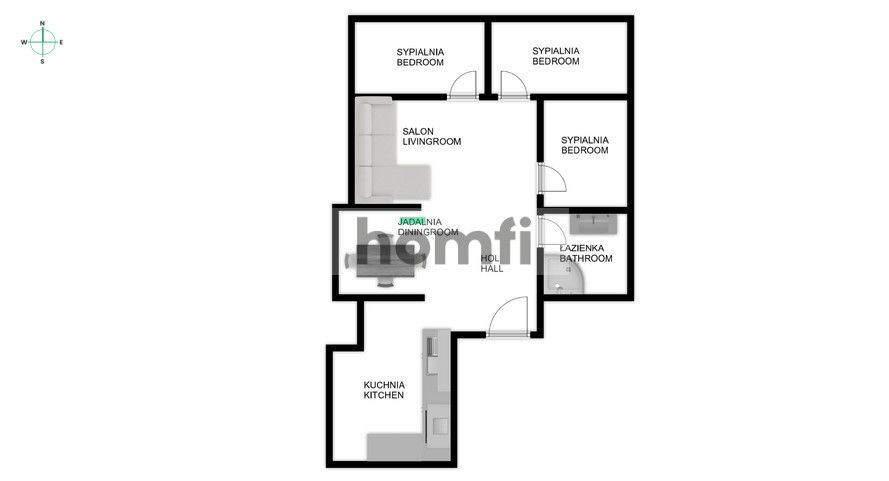 A spacious apartment for sale - Oleśnica, Daszyńskiego Street - Apartment - Sale - Oleśnicki, Oleśnica