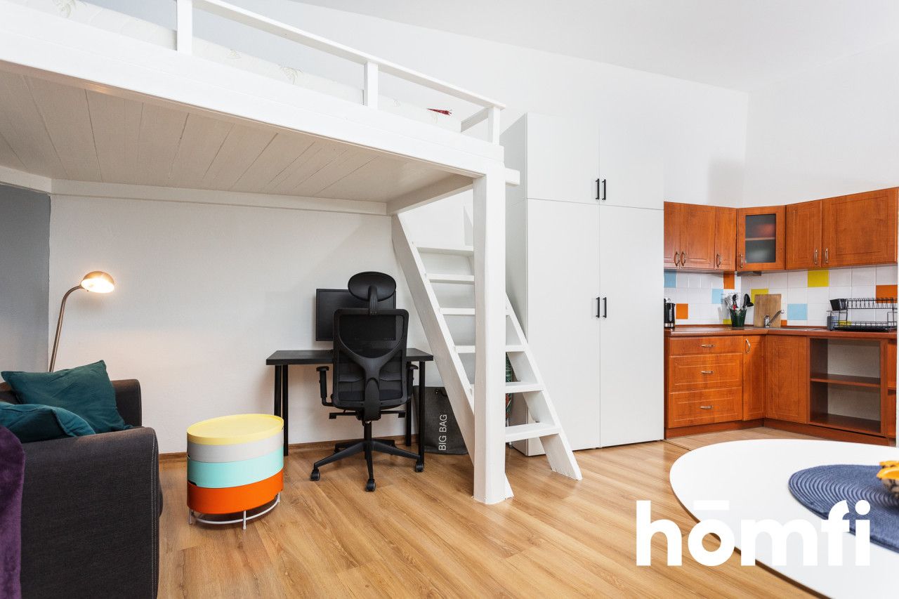 Kawalerka z antresolą, dobrze skomunikowana - Mieszkanie - Wynajem - Kraków, Podgórze