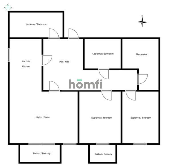 3-pok. mieszkanie 71m2 | Domagały | Złocień - Apartment - Rent - Kraków, Podgórze / Bieżanów