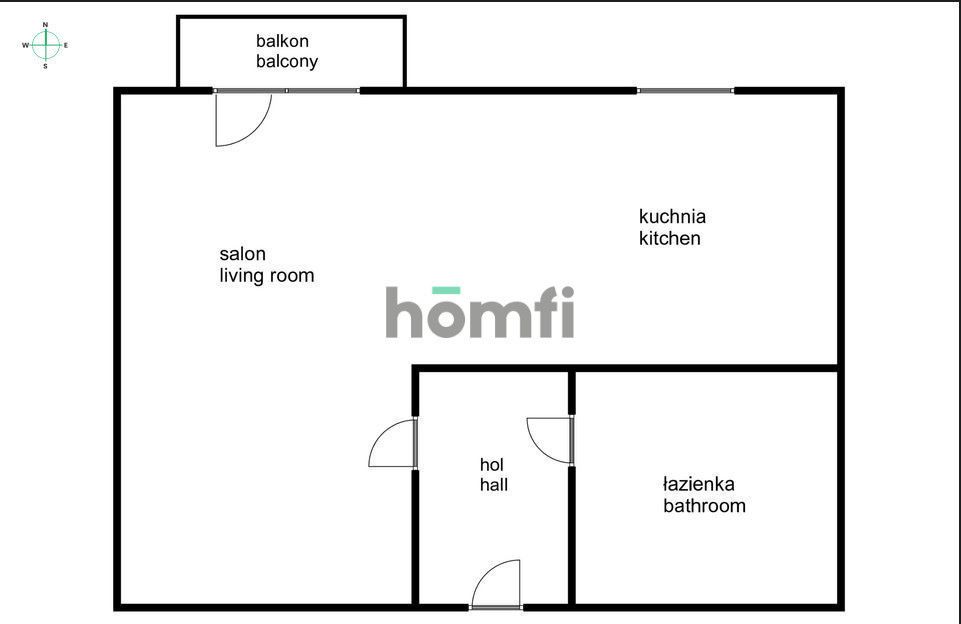 ŁADNA KAWALERKA Z BALKONEM NA KLECINIE - Mieszkanie - Wynajem - Wrocław, Krzyki / Klecina