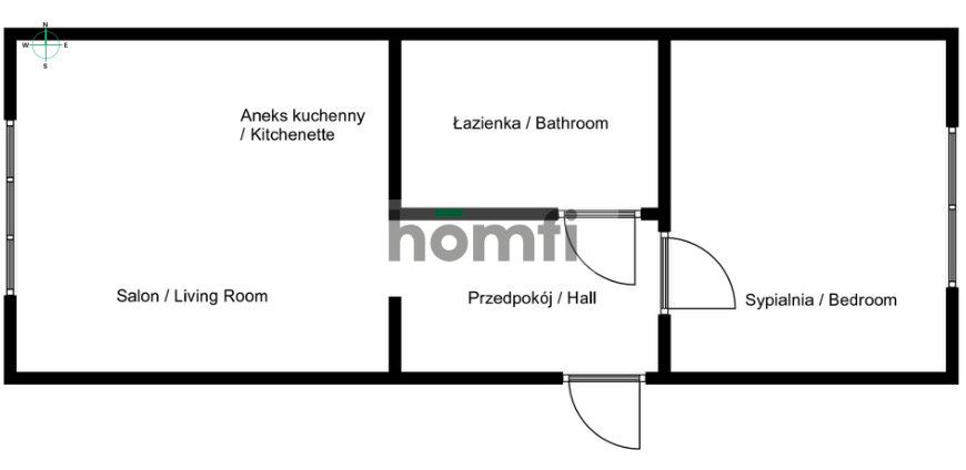 2-pok mieszkanie gotowe do zamieszkania - Łazarz - Mieszkanie - Sprzedaż - Poznań, Grunwald / Łazarz