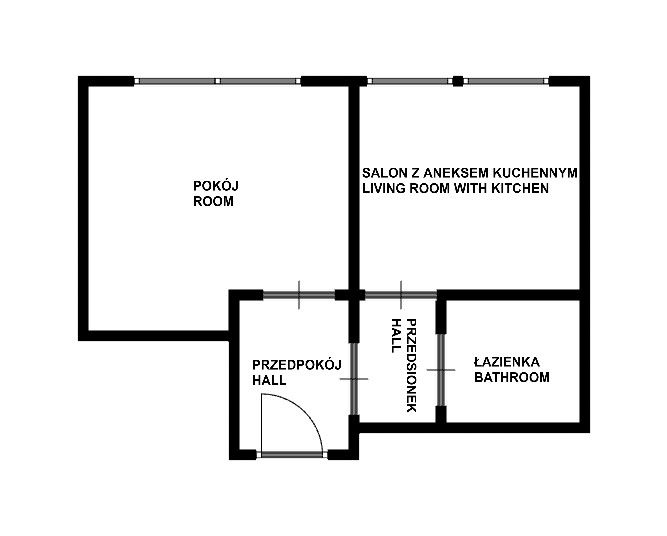 A comfortable 2-room apartment in the city center - Apartment - Sale - Wrocław, Stare Miasto