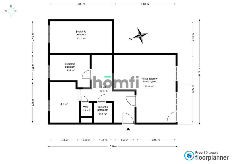 A comfortable 3-room apartment in Czuby - Apartment - Rent - Lublin, Czuby