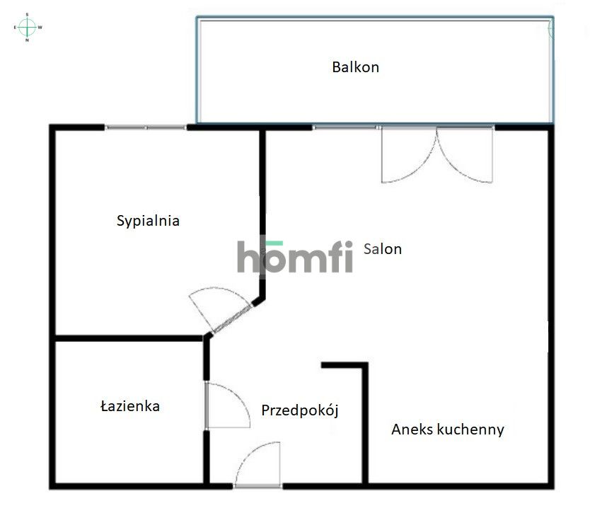 2 rooms apartment - Międzyleska street - Apartment - Rent - Wrocław, Krzyki / Tarnogaj