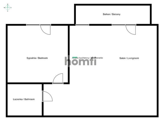 A unique apartment with a balcony in the center of Poznań - Apartment - Rent - Poznań, Wilda / Górna Wilda