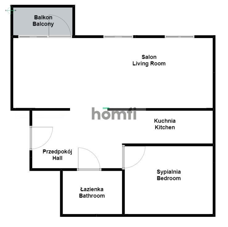 COZY APARTMENT WITH BALCONY | BRONOWICE - Apartment - Rent - Kraków, Krowodrza