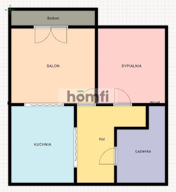 2-pokojowe mieszkanie ul. Tylna 44m2 - Mieszkanie - Wynajem - Łódź, Śródmieście