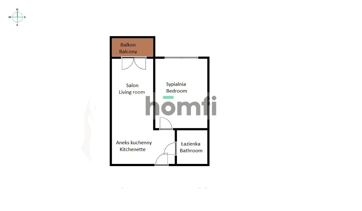 2 rooms apartment in investment HB1820 - Apartment - Rent - Wrocław, Krzyki / Przedmieście Oławskie