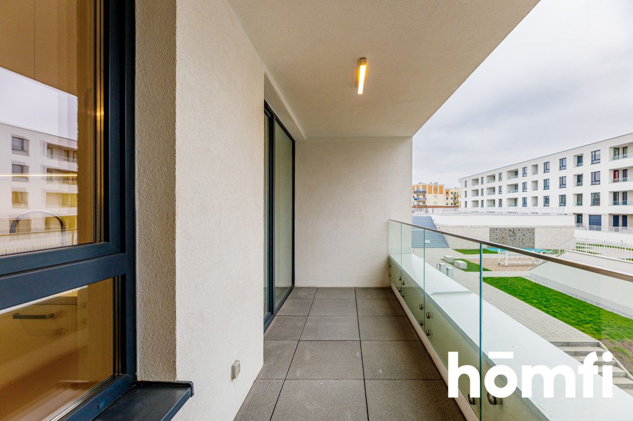 Spacious 2-rooms apartment with loggia Skarbowców street - Apartment - Rent - Wrocław, Krzyki / Borek