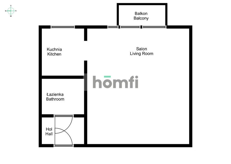 Do wynajęcia jasna, kawalerka Poznań/Winogrady - Mieszkanie - Wynajem - Poznań, Stare Miasto
