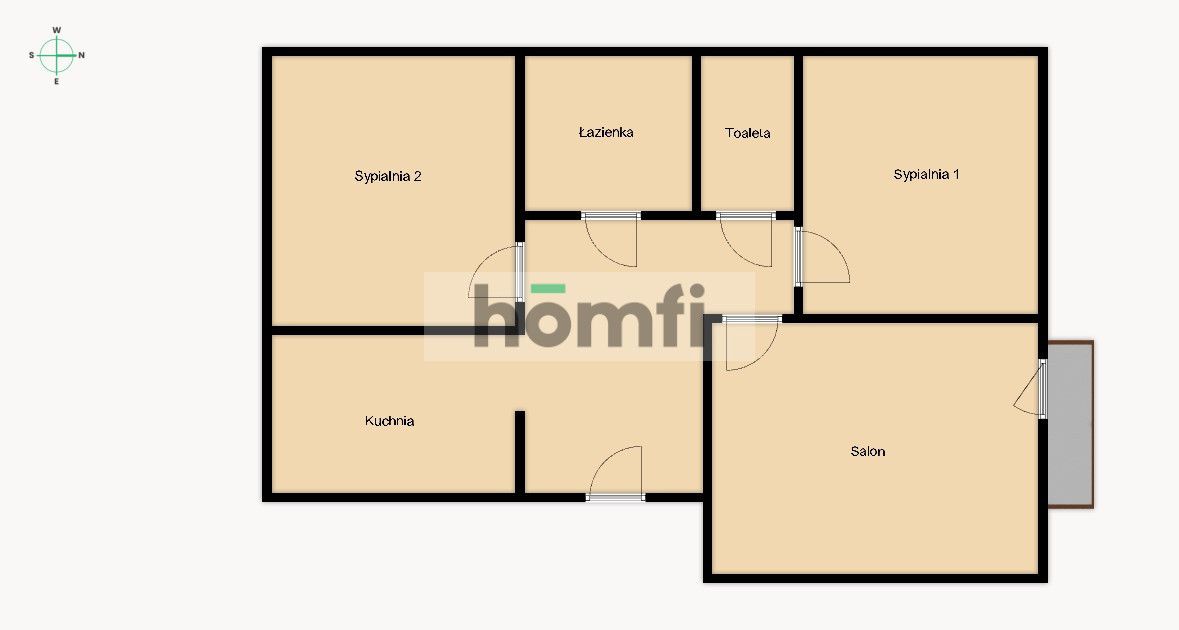 SPACIOUS FLAT ON OS. SOUTH - Apartment - Rent - Radom, Południe