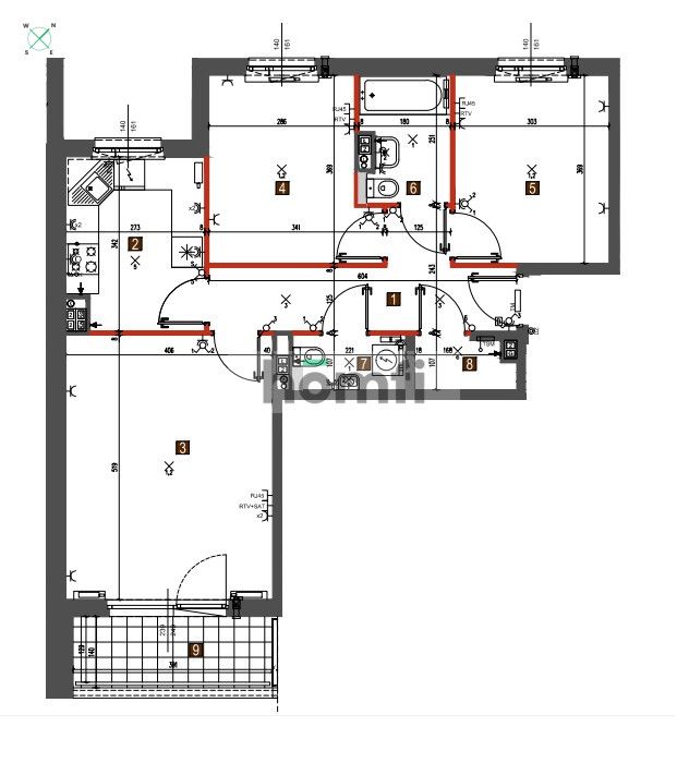 3-pok z loggią | styl skandynawski | SKM O. Wilno - Mieszkanie - Sprzedaż - Warszawa, Targówek