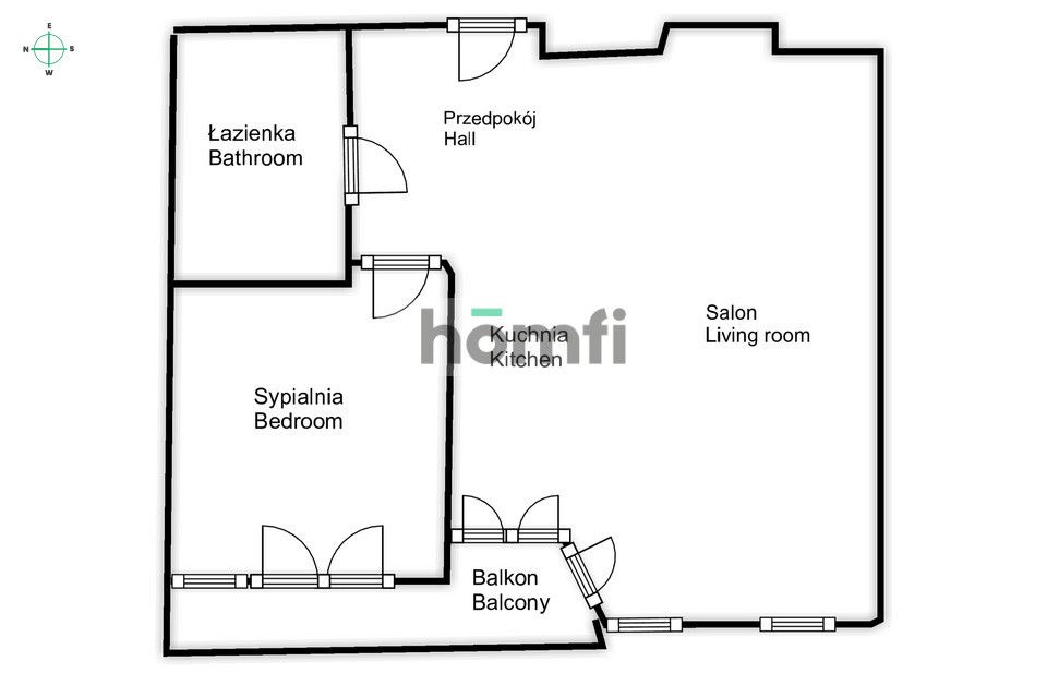 Wyjątkowy apartament 14 piętro Łaszkiewicza - Mieszkanie - Wynajem - Kraków, Śródmieście / Grzegórzki