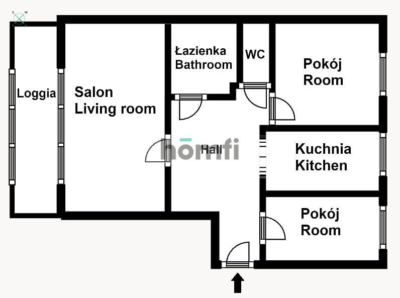 3-room, newly renovated apartment ! - Apartment - Sale - Kraków, Podgórze