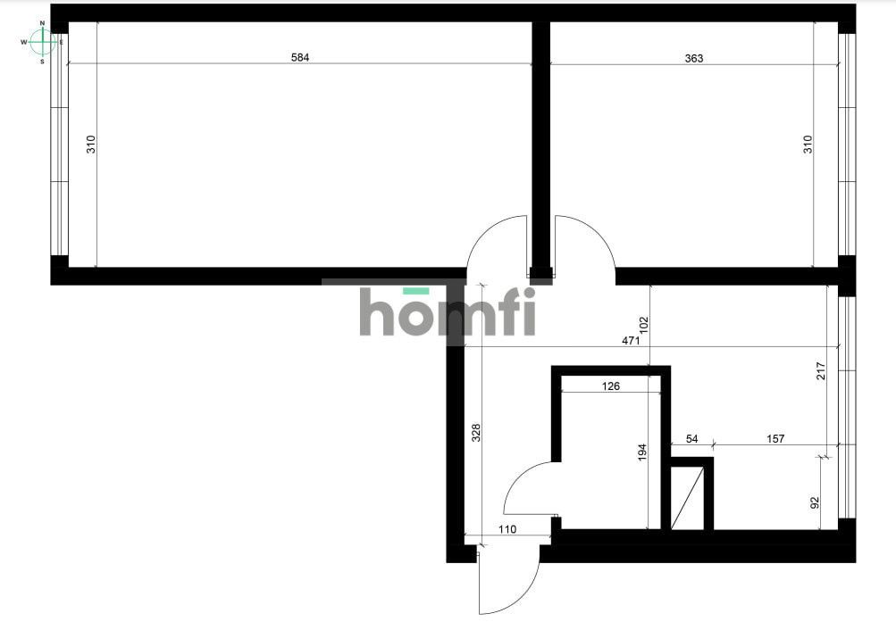 I newly renovated 2 rooms overlooking the greenery - Apartment - Sale - Łódź, Bałuty