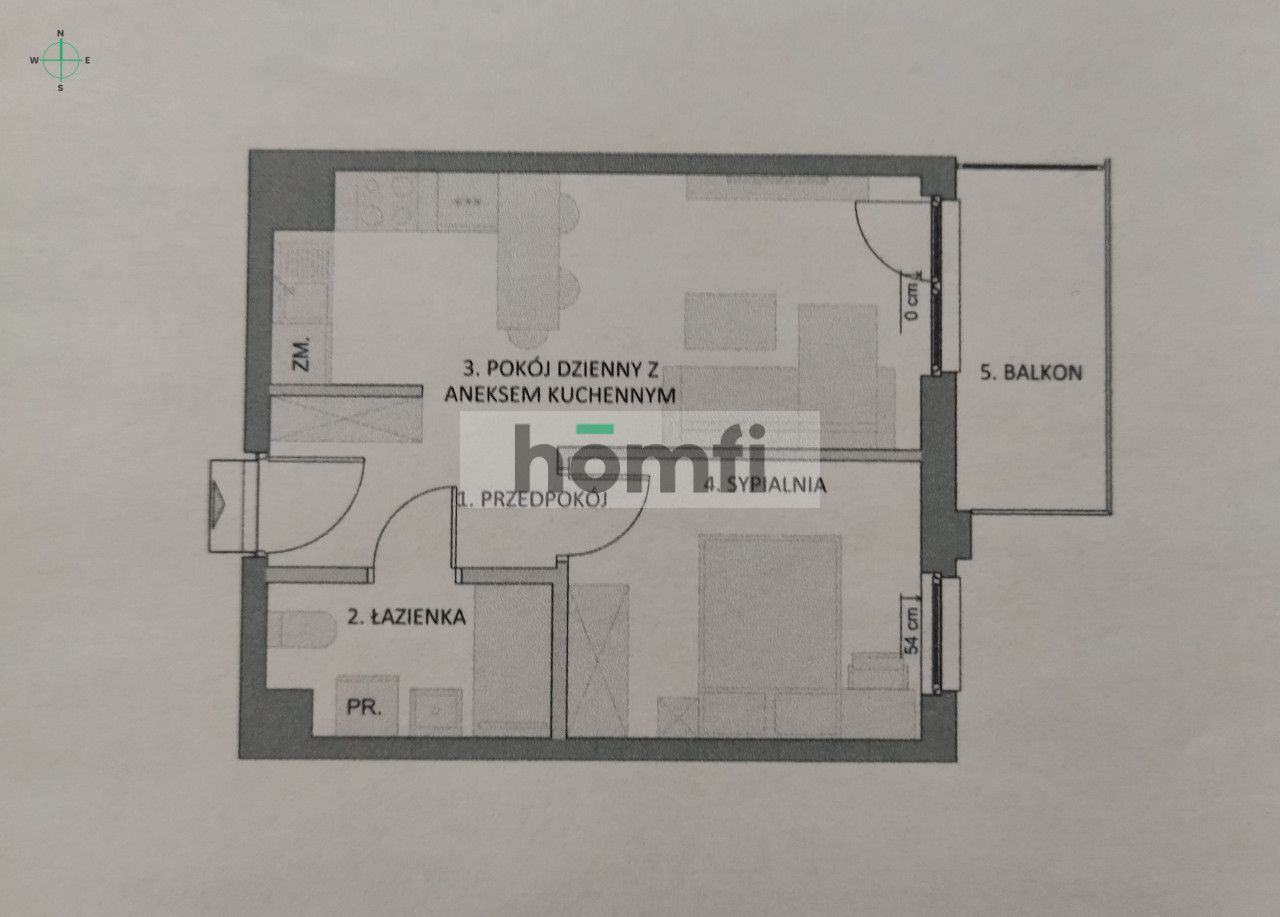 Stylish 2-bedroom apartment - Pastelowe - Apartment - Rent - Gdańsk, Łostowice