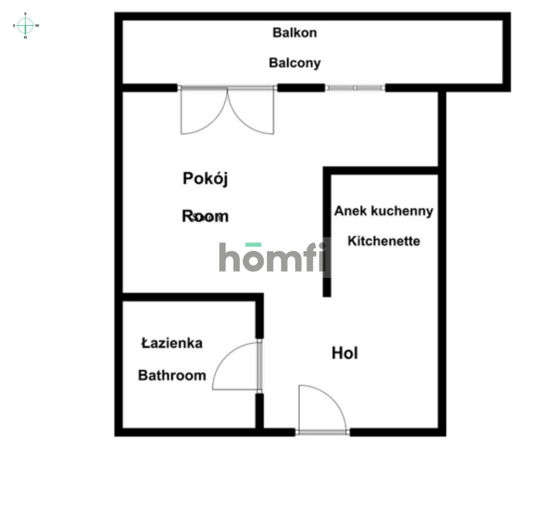 Kawalerka z dużym balkonem i miejscem postojowym. - Mieszkanie - Wynajem - Kraków, Nowa Huta / Czyżyny