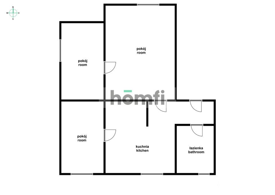 3 pokoje po remoncie, osobna kuchnia - Nowy Dwór - Mieszkanie - Wynajem - Wrocław, Fabryczna