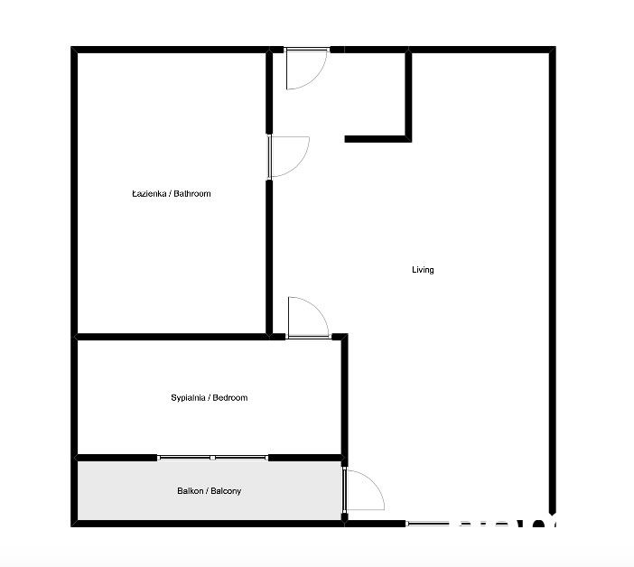 2-pokojowe mieszkanie na wynajem | Lipska | 37m2 - Mieszkanie - Wynajem - Kraków, Podgórze / Płaszów