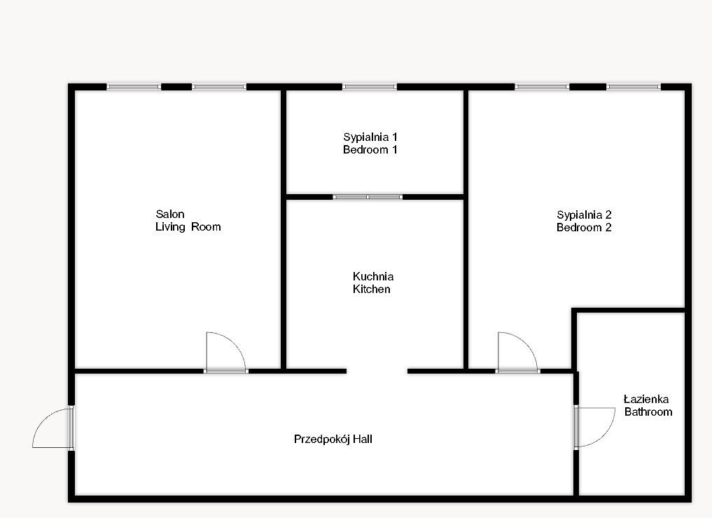 3 rooms apartment in city center - Apartment - Rent - Wrocław, Śródmieście