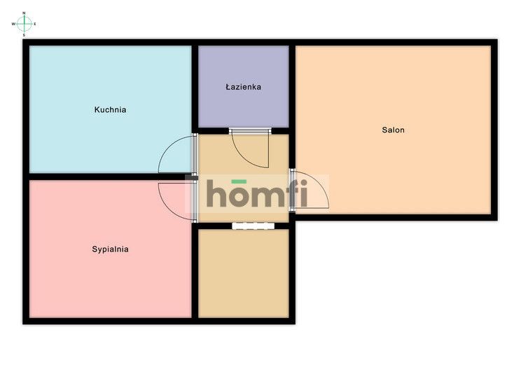 Apartment 48m2 for renovation - great location! - Apartment - Sale - Zgierski, Zgierz