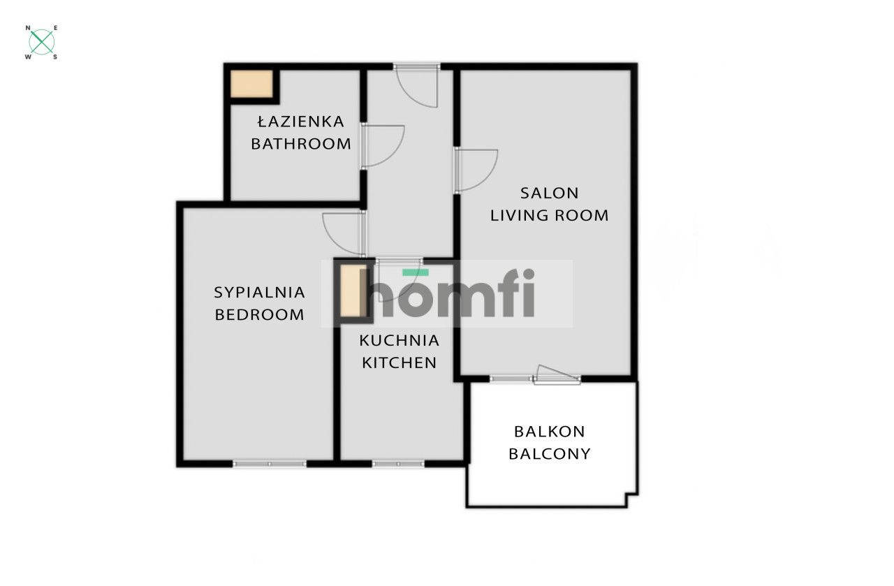 Comfortable 2 rooms near Metro Rondo Daszynskiego - Apartment - Rent - Warszawa, Wola