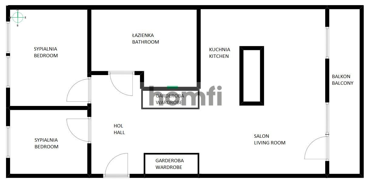 Beauty, 3 room apartment with garage, Łokietka 8 - Apartment - Rent - Kraków, Krowodrza