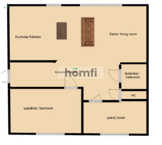 Cozy 3 rooms in Ursynów - Apartment - Rent - Warszawa, Ursynów