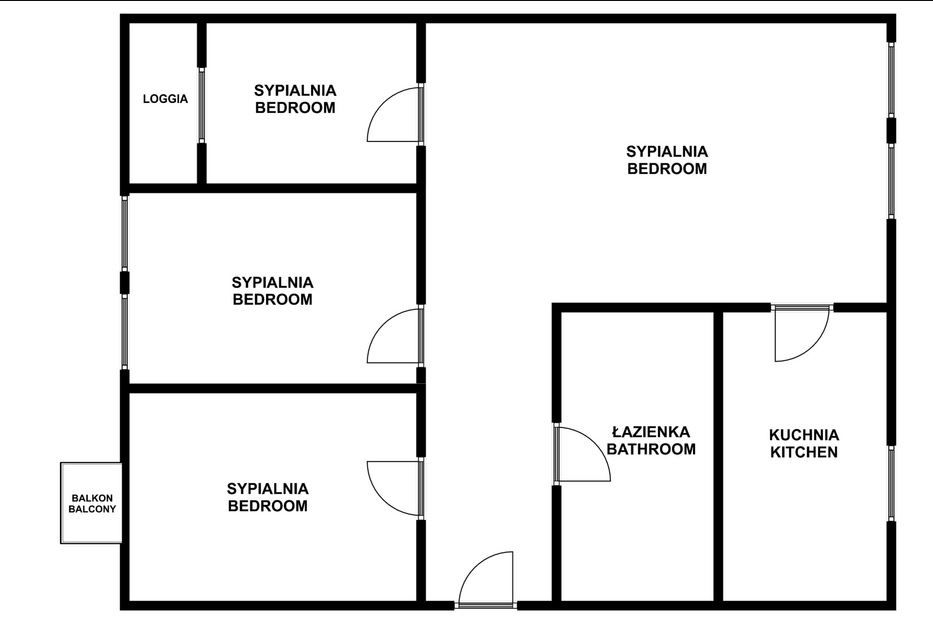 4 bedroom apartment for sale - Apartment - Sale - Poznań, Grunwald / Grunwald