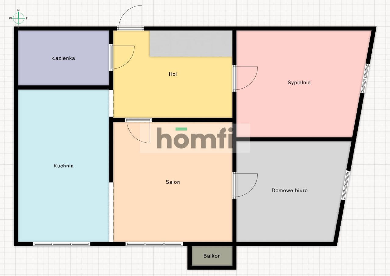 THREE-ROOM APARTMENT AT PLAC TRZECH KRZYŻY - Apartment - Rent - Warszawa, Śródmieście
